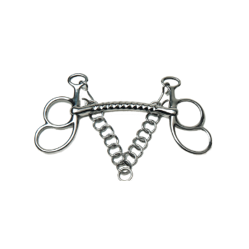 French gag bit stainless steel