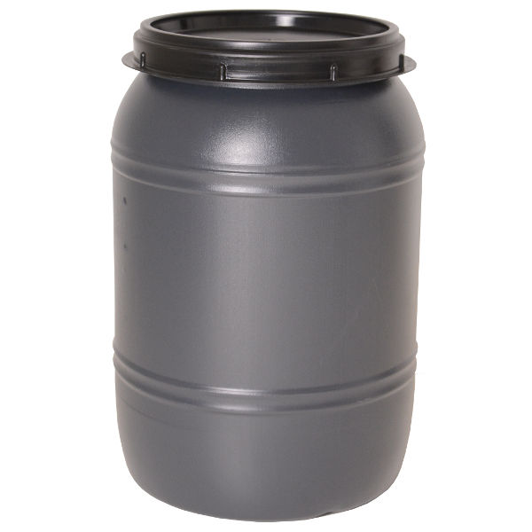 Fût alimentaire avec couvercle à vis monobloc 60l