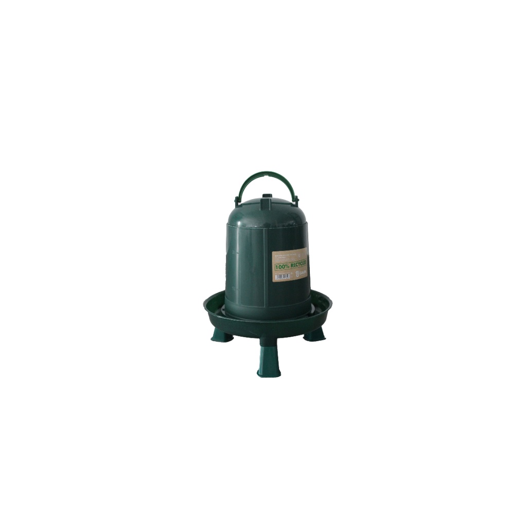 Eco recycled chicken drinker with legs 3 L