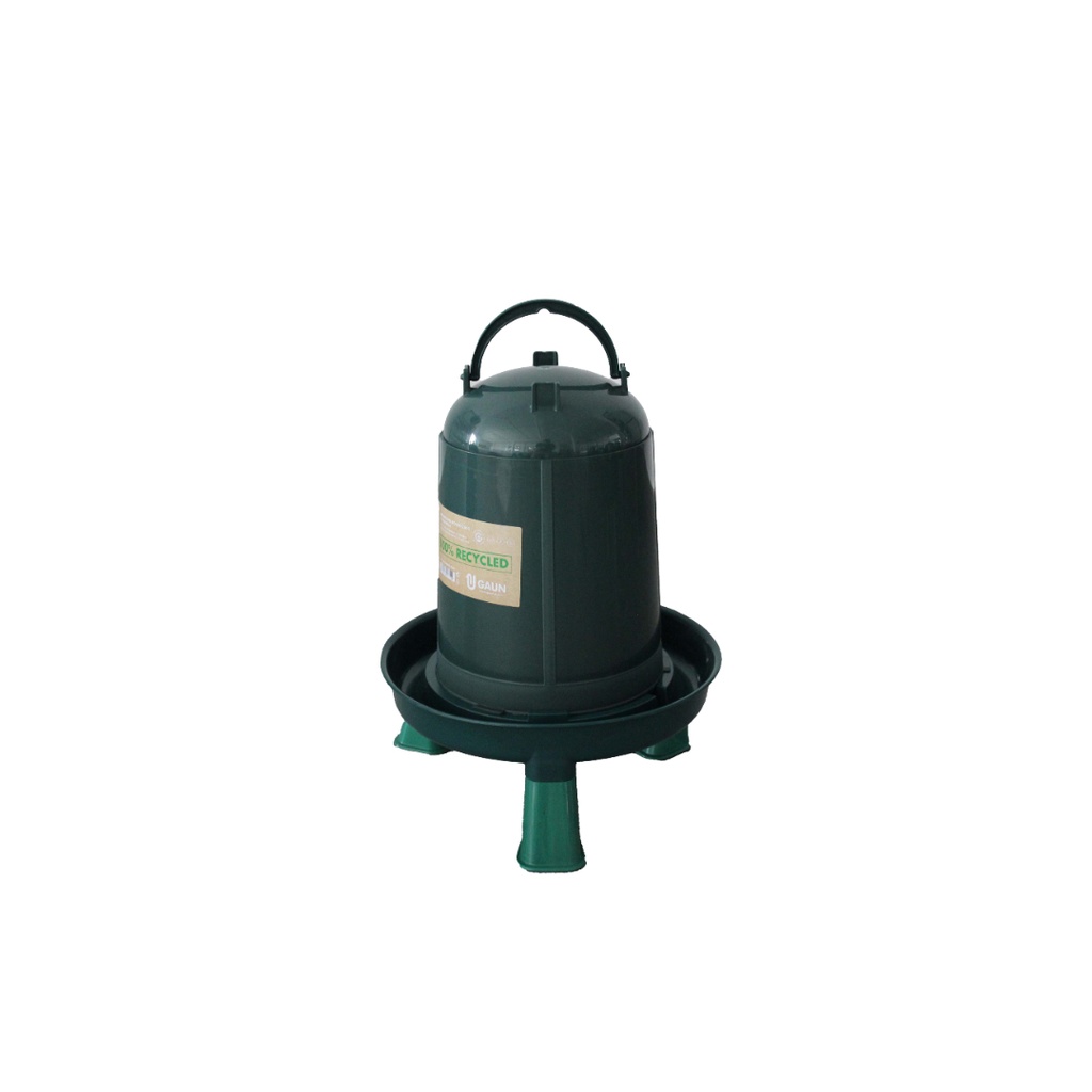 Abreuvoir volailles eco recycle avec pieds 5 L