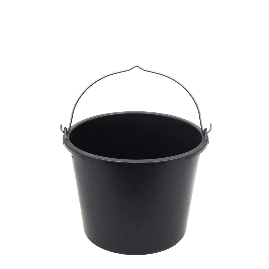 Emmer zwart PVC