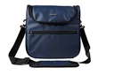 Trousse de pansage en cuir synthétique bleu marine 30x27x33 cm