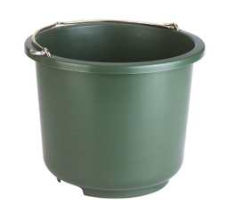 [29881] Stal- en bouwemmer, 12 l olijfgroen