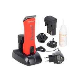 [GT434-SR] Tondeuse à cheveux Aesculap Durati GT 434-SR rouge avec batterie et lame GT 330 de 1,5 mm