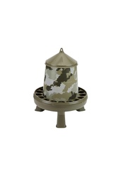 [11388] Kunststof voedersiloo met poten camouflage 2 kg
